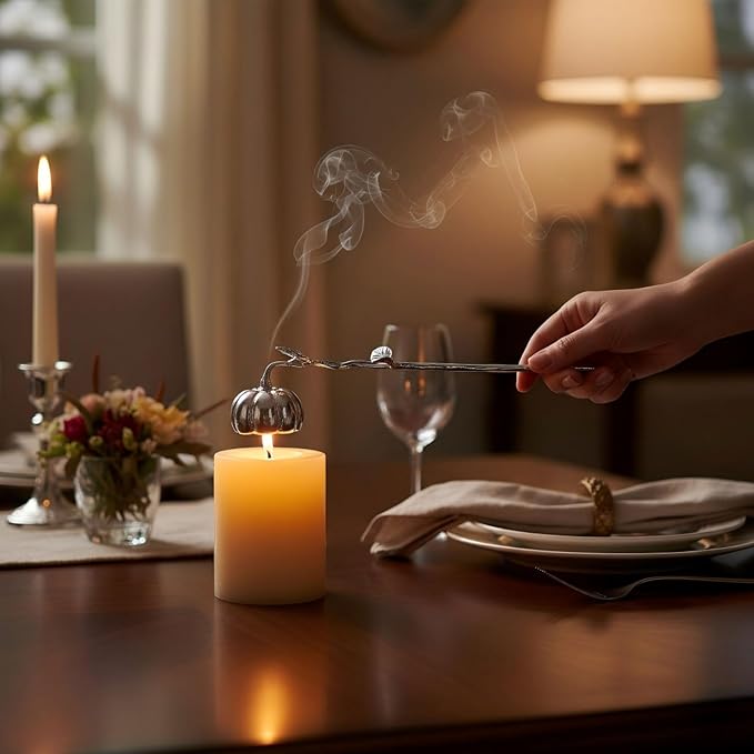 Pumpkin Candle Snuffer Extinguisher