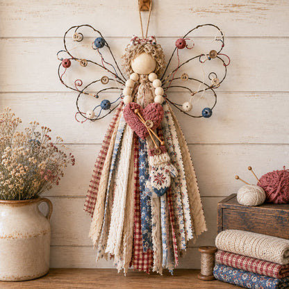 ⏳ Last Day 49% OFF – 🪽 Beginner-Friendly DIY Layered Fabric Angel Hanging Kit | Complete Kit with All Tools & Step-by-Step Guide Included 💕