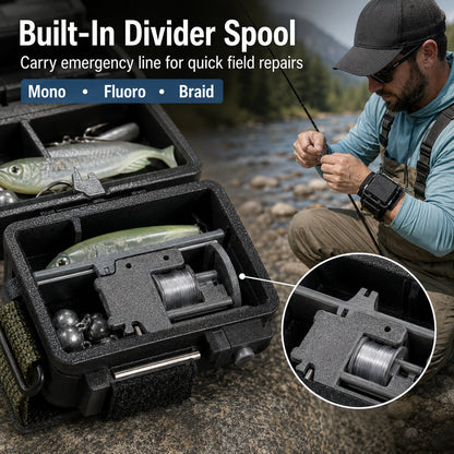 🐟Wearable Micro Tackle Box 🎣 | Modular Wrist Fishing Kit for Outdoor Explorers