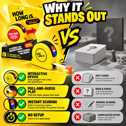 How Long Is by Relatable - Family Trivia Guessing Game for Game Night
