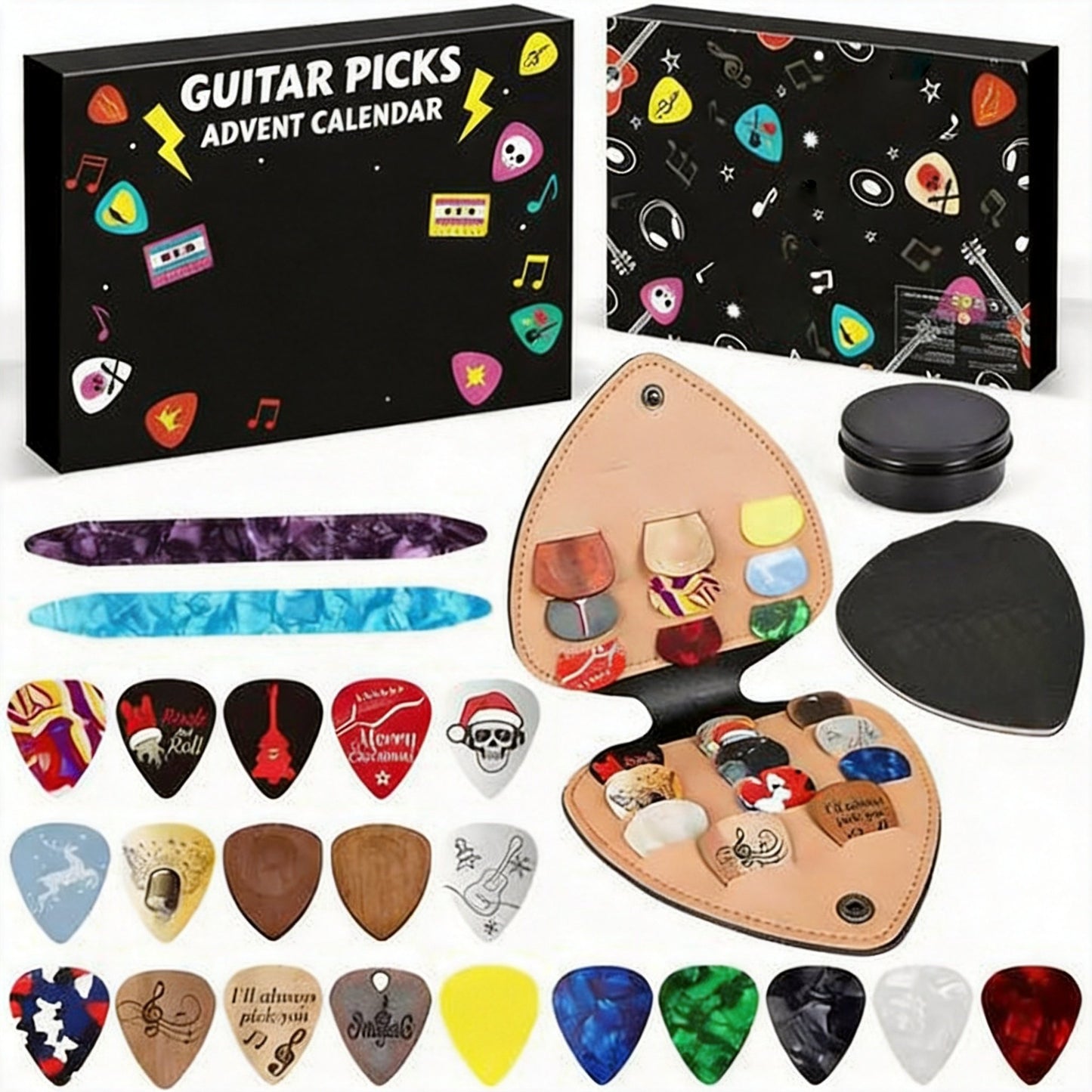 🎸 Guitar Picks Advent Calendar 2026 – 24 Musician Surprises