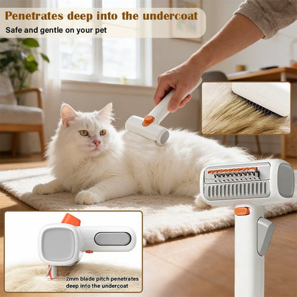 💥🏆2026 SALE - 2-IN-1 Pet Self-Detangling & Grooming Comb