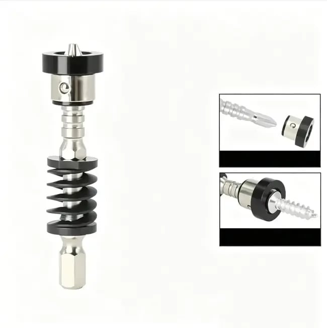 5-Pack Magnetic Quick-Release Drill Bits