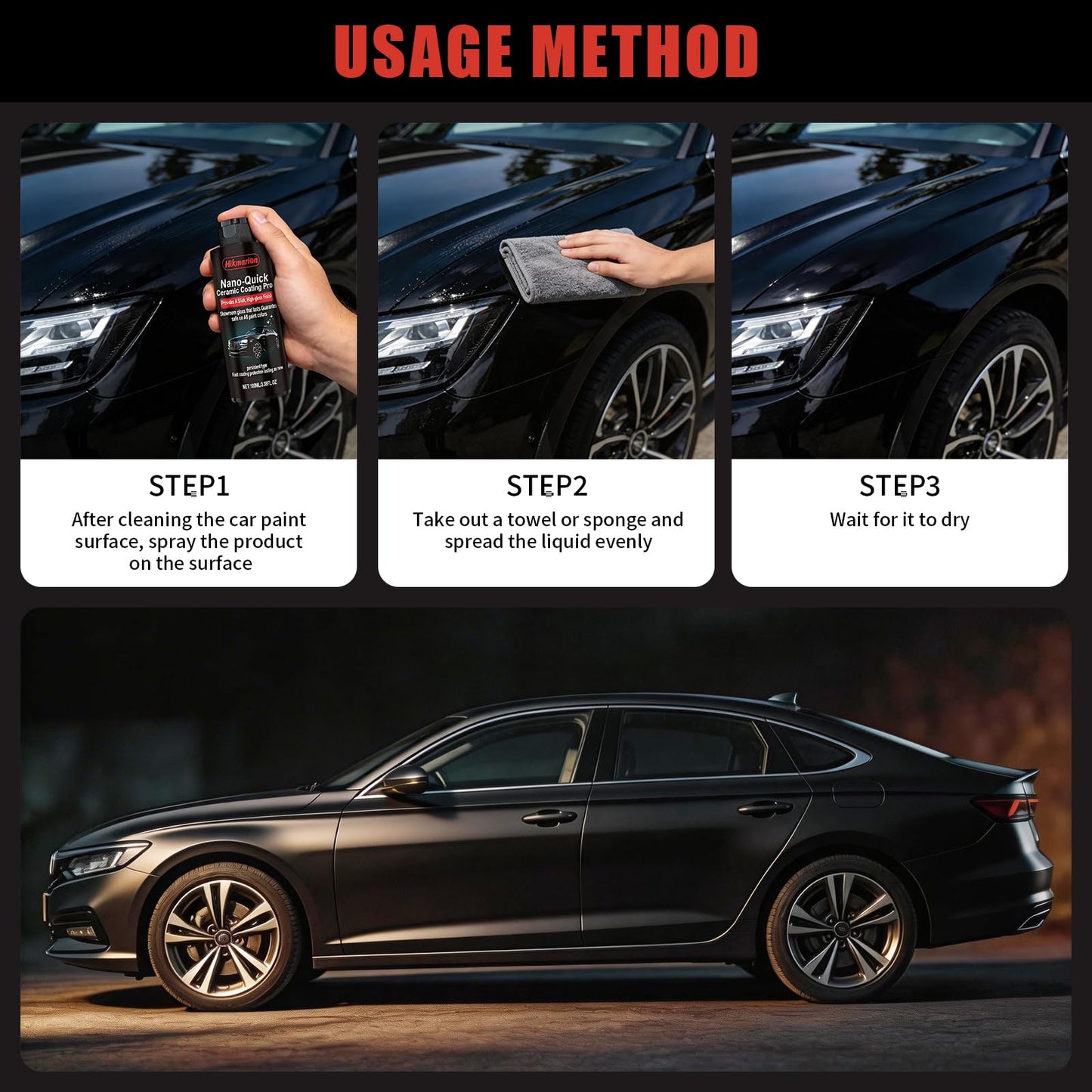 Automotive Nano Ceramic Coating Spray⭐