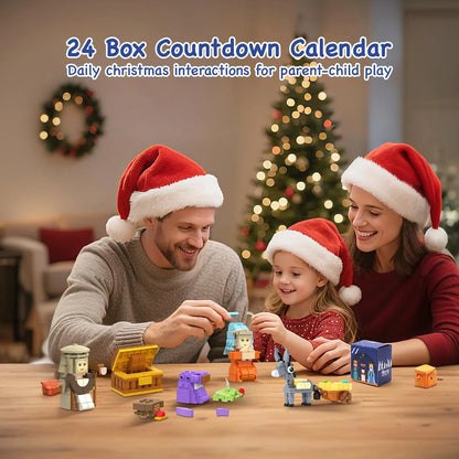 ⏳ Last Day 49% OFF – 🧱 24-Day Christmas Nativity Building Block Advent Calendar | 24 Daily Buildable Characters, Premium ABS Blocks & No-Glue Snap-Fit Assembly 🎄✨