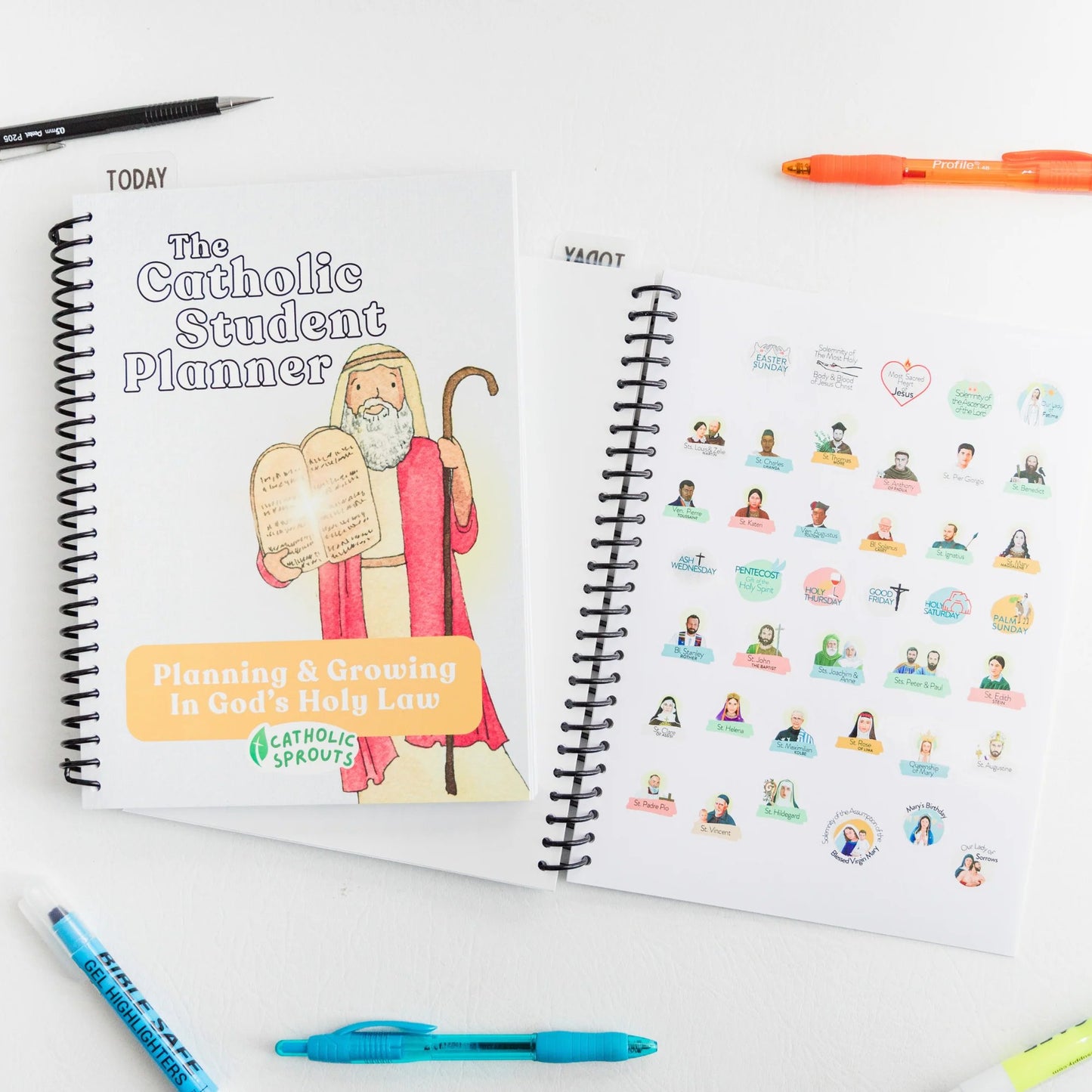 ✨ The Catholic Student Planner — A Faith-Filled Planner To Help Kids Stay Organized, Reflect & Grow