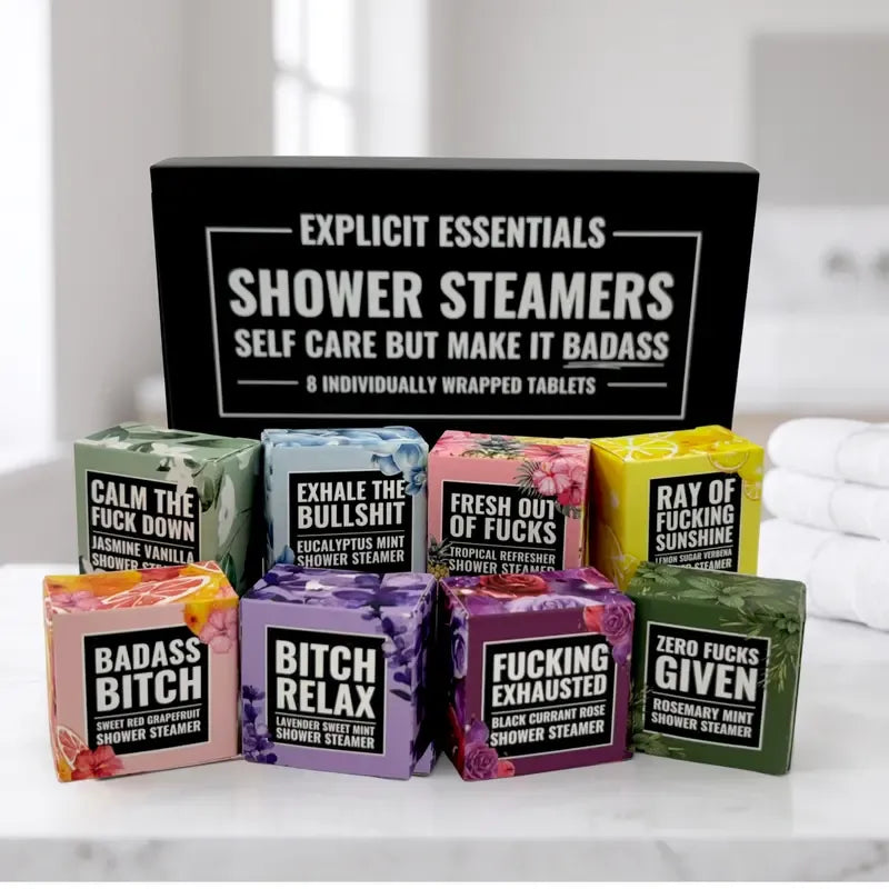 🧼8‑Scent Shower Steamer Gift Box for Women — A Relaxing Self‑Care Spa Gift🫧