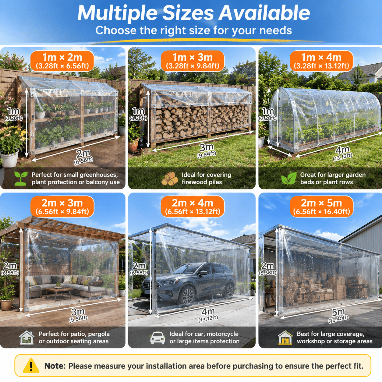 ⏰Limited Stock 60% OFF🌞💦🌊 Transparent Outdoor Protection System—Outdoor Cover with Metal Grommets💧