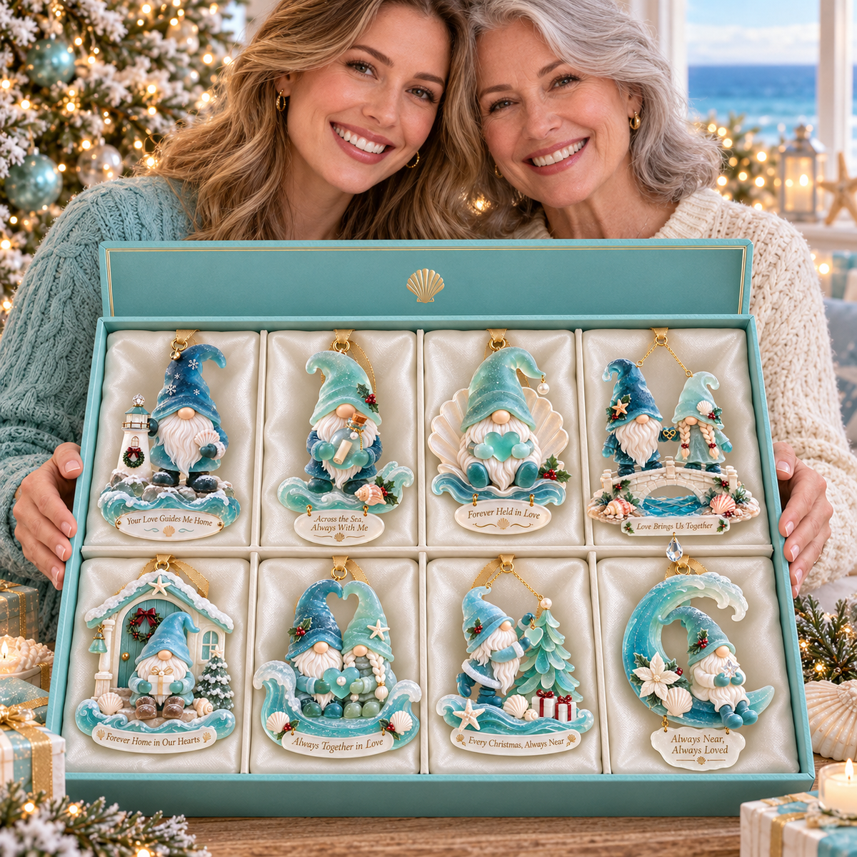 Coastal Gnome Christmas Decor | Enduring Love
