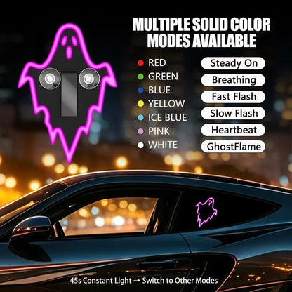🔥LAST DAY 50% OFF - 🎃 Halloween Solar LED Multi-Shape Neon Light – Wireless Car & Room Decor