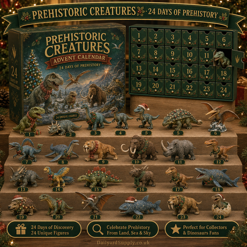 ⏰Limited Stock 49% OFF❄️2026 Anniversary Advent Calendar🦖24 DAYS OF PREHISTORY DISCOVERY