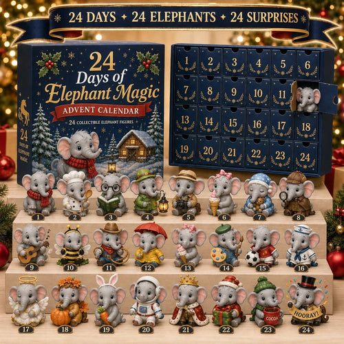 24 Days of Elephant Magic Advent Calendar – 24 Collectible Surprises