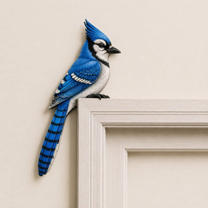 🔥Last Day: Buy 3 Get 1 Free - 🐦✨Wooden Chickadee Door Topper