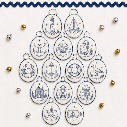 ⏳ Last Day 49% OFF – 🧵 Beginner-Friendly DIY Heirloom Oval Embroidery Ornament Kit Collection | Complete Kit with Embroidery Materials, Ornament Components & Step-by-Step Guide Included 💕