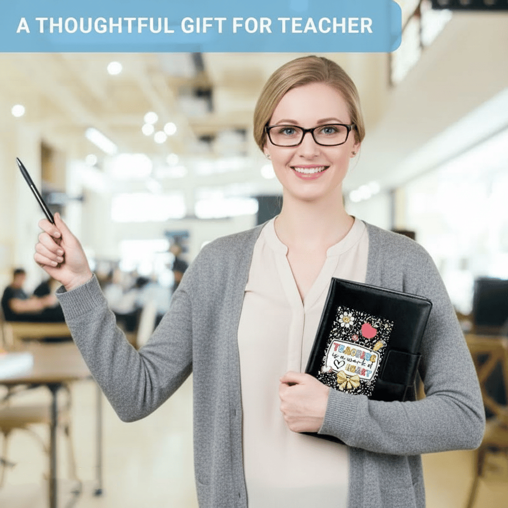 "Work of Heart" Teacher Appreciation Sticky Note Portfolio