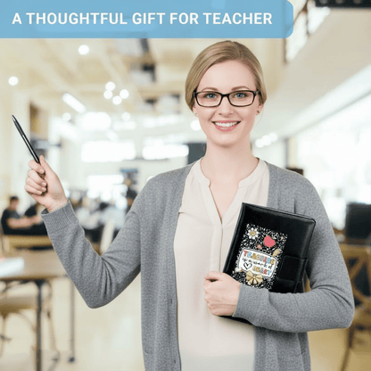 "Work of Heart" Teacher Appreciation Sticky Note Portfolio