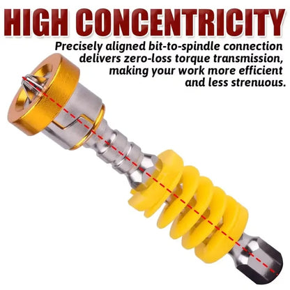 5-Pack Magnetic Quick-Release Drill Bits