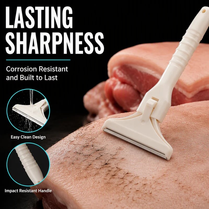 🥩🔥 49% OFF! Stainless Steel Meat Scraper – Easy Fat & Fascia Removal Tool for Beef & Pork 🔪✨