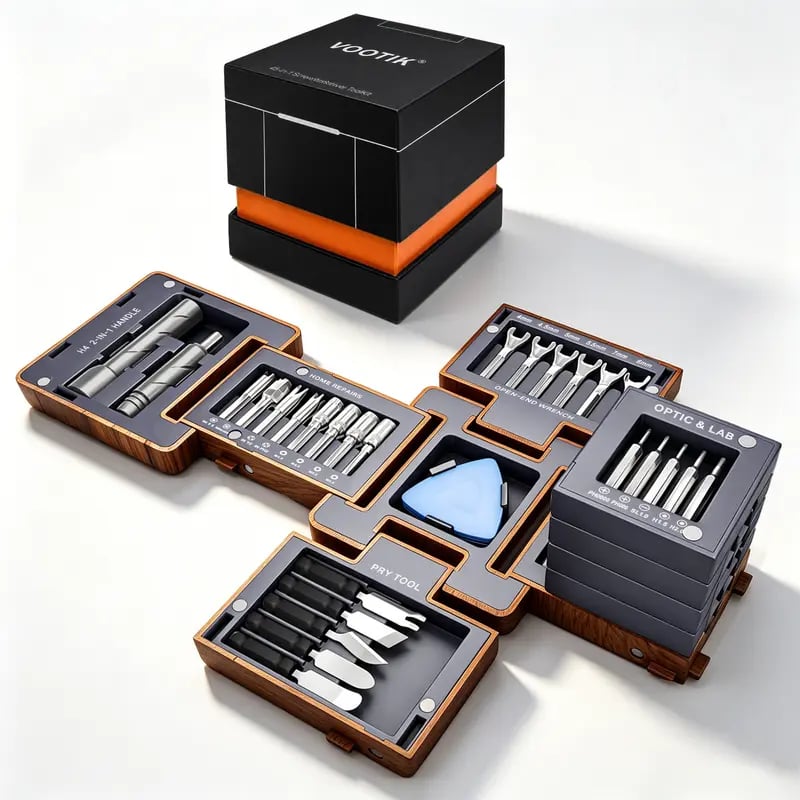 55-In-1 Magnetic Precision Screwdriver Set
