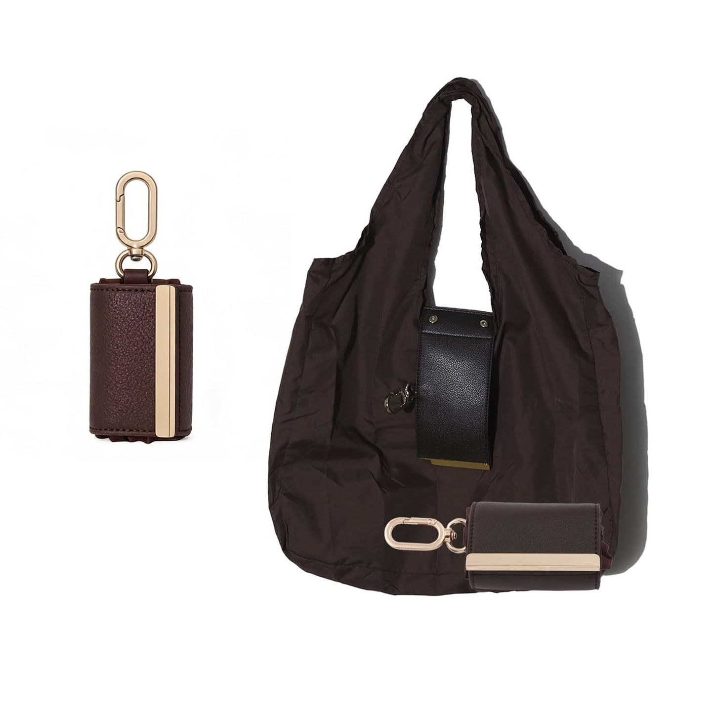 🔥LAST DAY SALE 49% OFF-👜✨Foldable Shopping Bag Keychain Eco-Friendly Reusable Tote Bag
