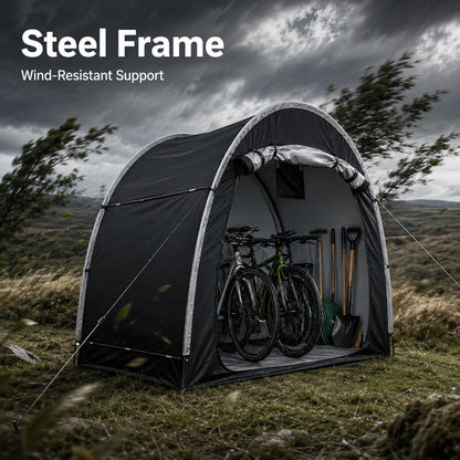 🚲 Outdoor Bike Storage Tent | 3000mm Heavy Waterproof Windproof Shelter 🌧️ For Bicycles, Motorcycles & Garden Outdoor Gear Storage