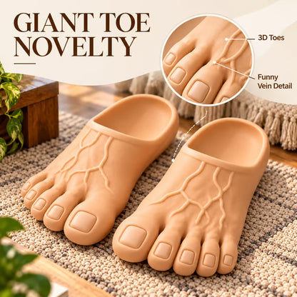 ⏳ Last Day 49% OFF – 👣 BigFoot™ Giant Feet Funny Slippers | Oversized 3D Novelty Slides for Home, Parties & Gag Gifts 😂