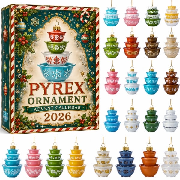 🎄Pyrex Ornament Advent Calendar 2026