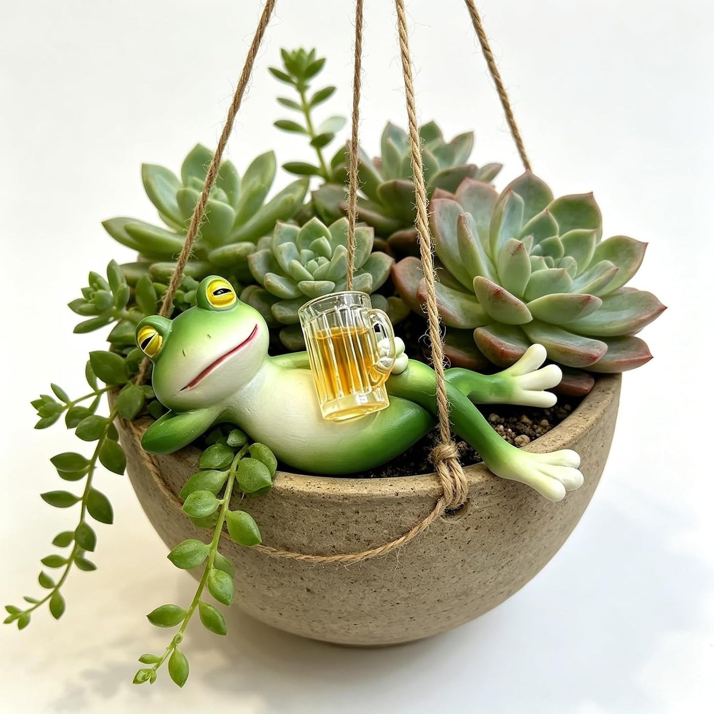🎁🎉Only $23.99 This Week🌟🐸Garden Potted Plant Ornament: Drinking Frog🌹