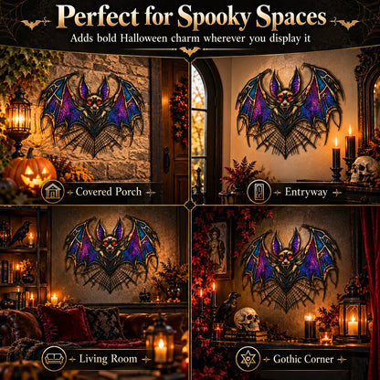 ⏰ LAST DAY 49% OFF - Gothic Vampire Bat Metal Wall Art (📦Buy 2 Free Shipping)