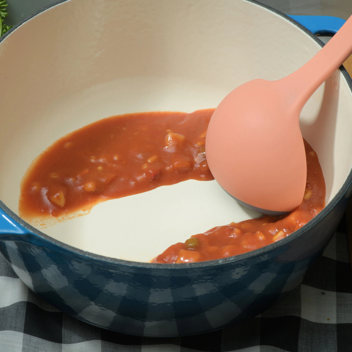 SCOUPS Soft Top Silicone Kitchen LADLE Spoon – Sunset At Sea