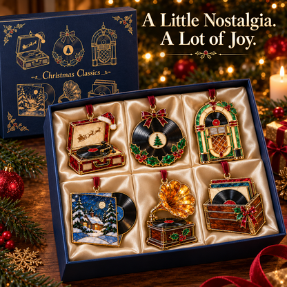 Vintage Music Christmas Ornaments – 6 Nostalgic Designs for Music Lovers