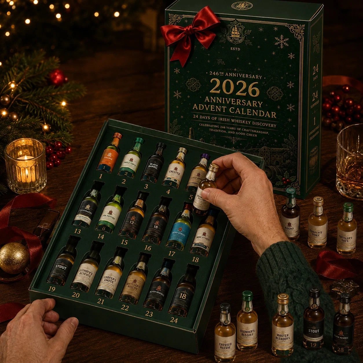 ⏰Limited Stock 60% OFF❄️2026 246th Anniversary Advent Calendar📅24 DAYS OF IRISH WHISKEY DISCOVERY