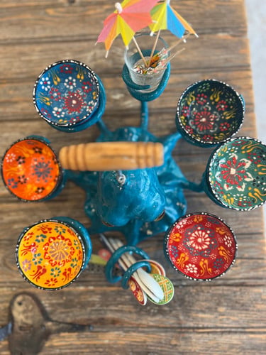 Handmade Octopus Snack Server