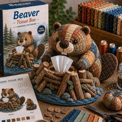 💥[LIMITED TIME 50% OFF]🔥 DIY Dieren Tissuehouder Set | Koala/Otter/Wombat etc. 5 Stijlen | Inclusief Stoffen & Accessoires | Handgenaaid | Woondecoratie