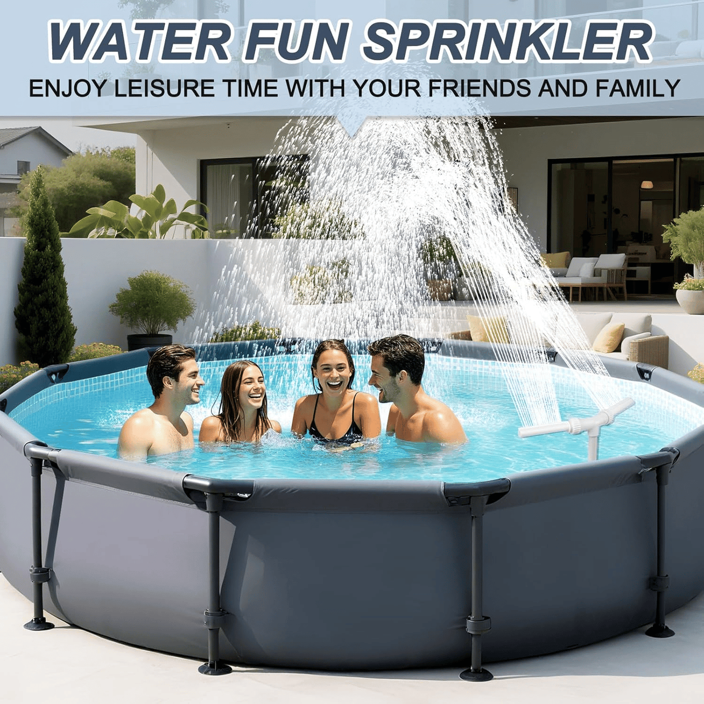 💥Summer Hot Sale 49% off - Pool Fountain for Above-ground Pool & Inground Pool Outdoor Waterfall Spray Installation