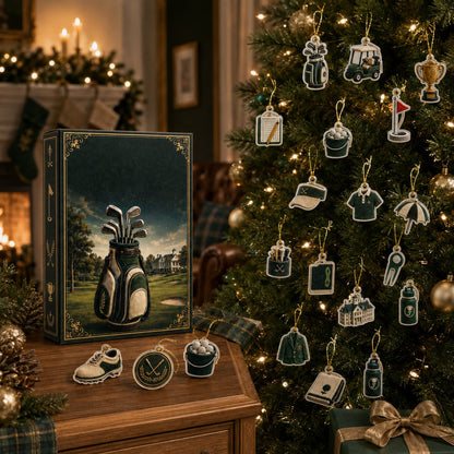 🎄24-Day Golf Charm Holiday Countdown 🎁✨
