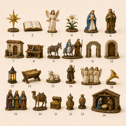Journey to Bethlehem Advent Calendar 2026 – 24 Nativity Collectibles
