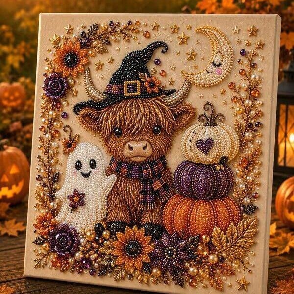 Halloween Pearl Diamond Art DIY Kit—Buy 2 Free Shipping
