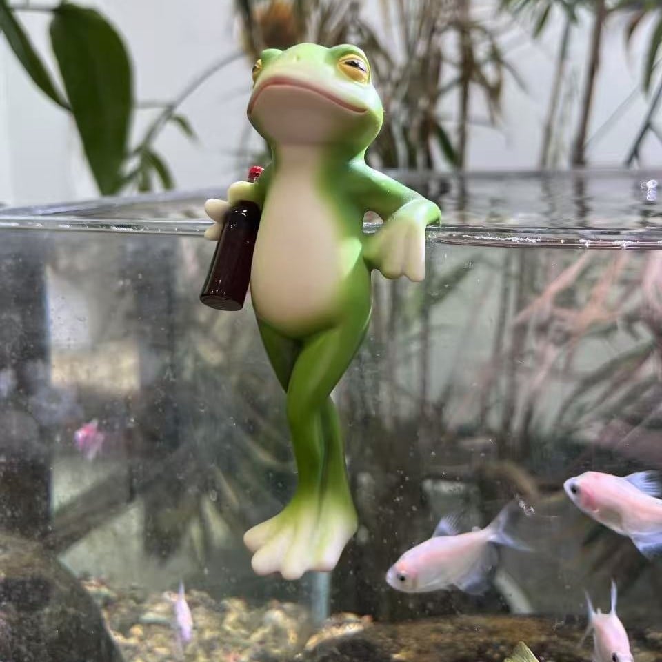 🎁🎉Only $23.99 This Week🌟🐸Garden Potted Plant Ornament: Drinking Frog🌹