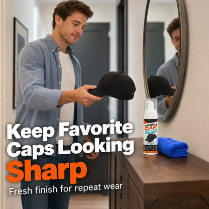 🔥😍No-Rinse Baseball Cap Foam Cleaner