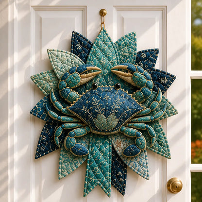 ⏳ Last Day 49% OFF – 🌊 Beginner-Friendly DIY Large Coastal Quilted Seaside Wreath Sewing Kit Collection | Complete Kit with Coordinated Fabrics, Sewing Materials & Step-by-Step Guide Included 💕