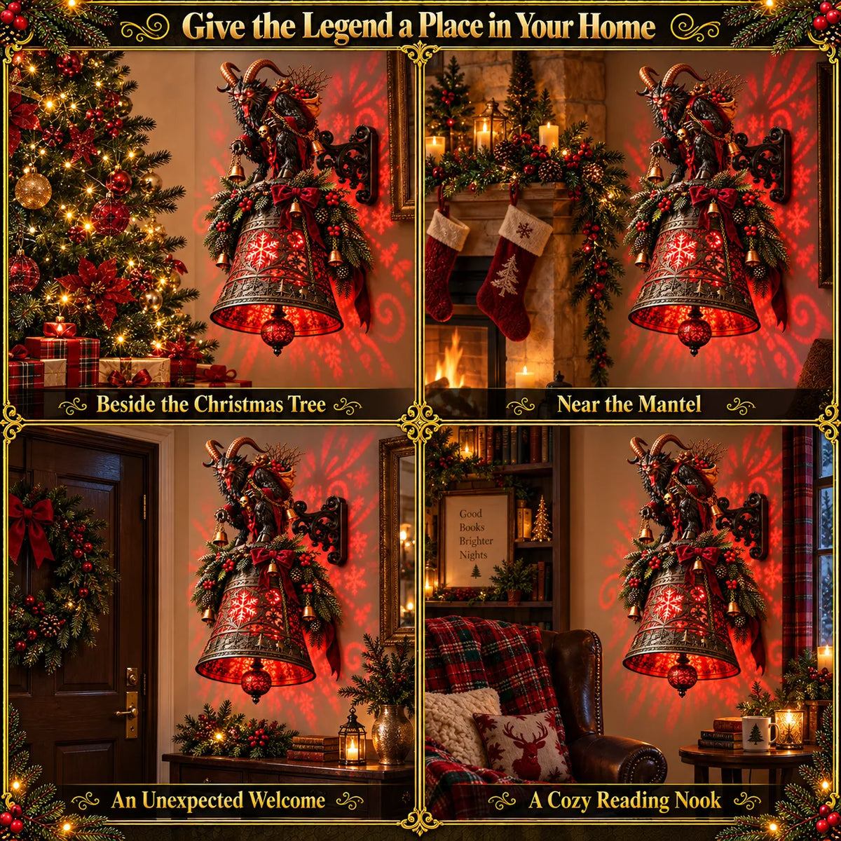 🎄Krampus Midnight Chime Christmas Projection Bell🔔