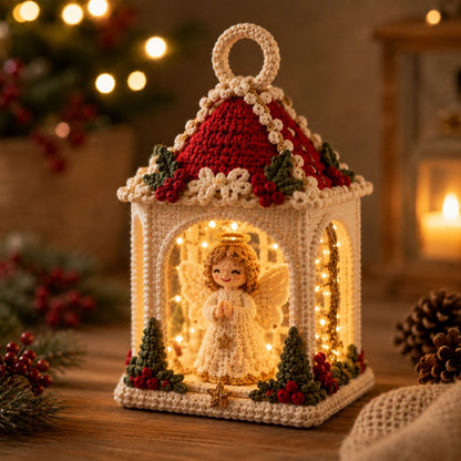 ⏳ Last Day 49% OFF – 🧶Beginner-Friendly DIY Lighted Christmas Crochet Lantern Kit Collection | Complete Kit with Coordinated Yarn, LED Lights & Step-by-Step Guide Included 💕