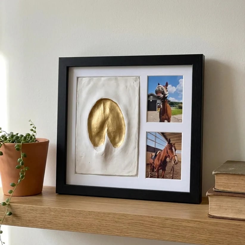 🐴 Horse Hoofprint & Family Keepsake Clay Kit – For Paws, Hands & Footprints🖼️Made by You & Personalise It Your Way💛
