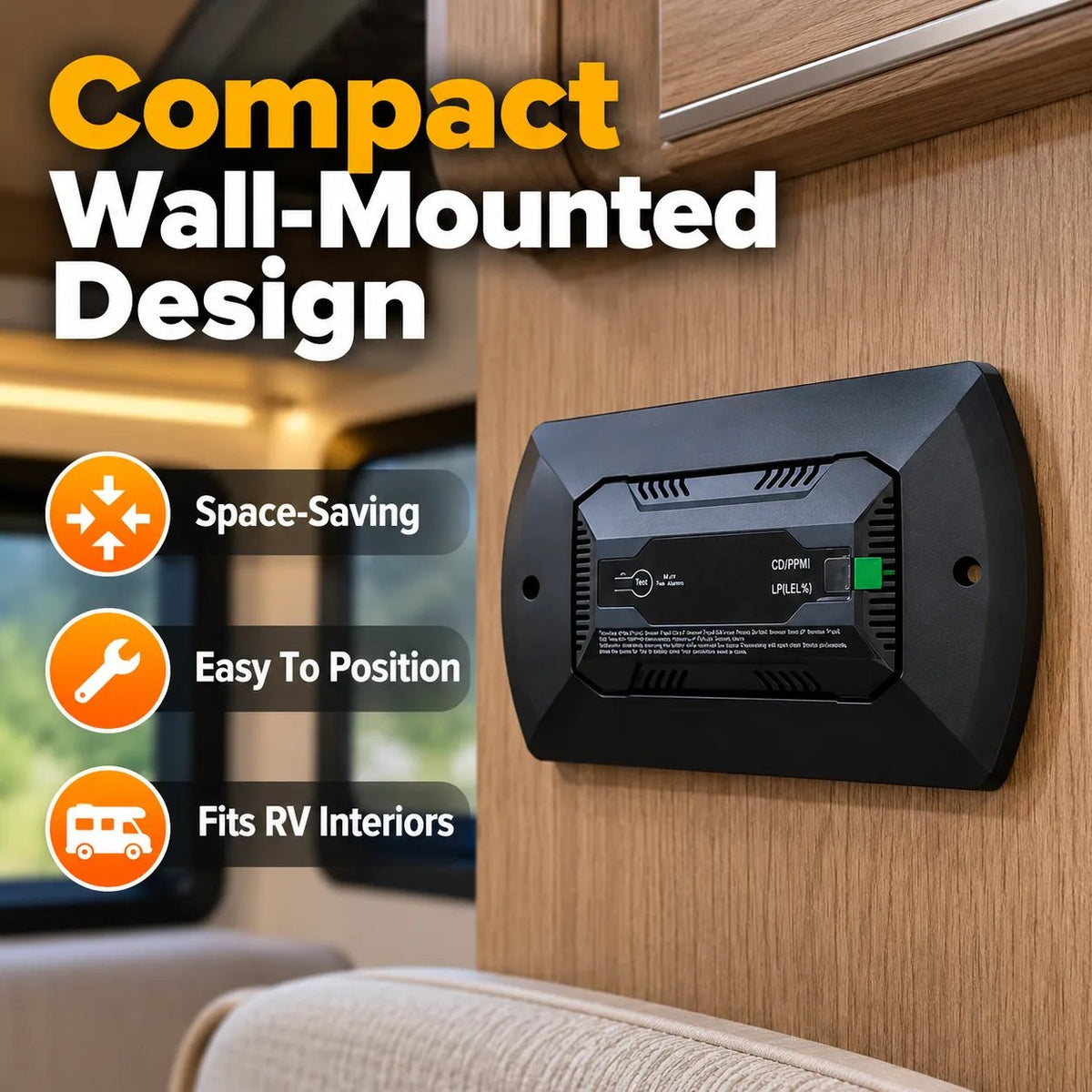⏰Limited Stock 60% OFF🚐🚨 2-in-1 RV Gas & CO Detector — Stay Safe on Every Journey! 🛡️✨