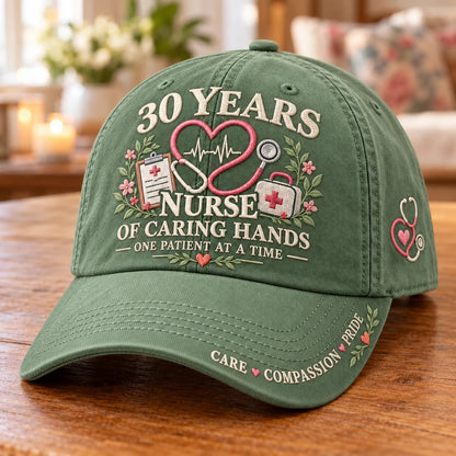 🎉 30-Year Career Milestone Baseball Caps | Celebrate a Lifetime of Dedication