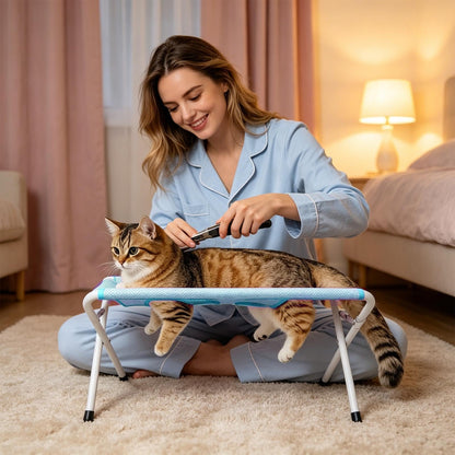 🐾 Limited-Time 49% OFF – Foldable Pet Bathing Support Stand for Cats & Small Dogs