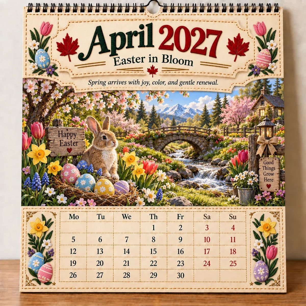 🇨🇦🍁 2027 Canada 160th Anniversary Wall Calendar 🍁🇨🇦