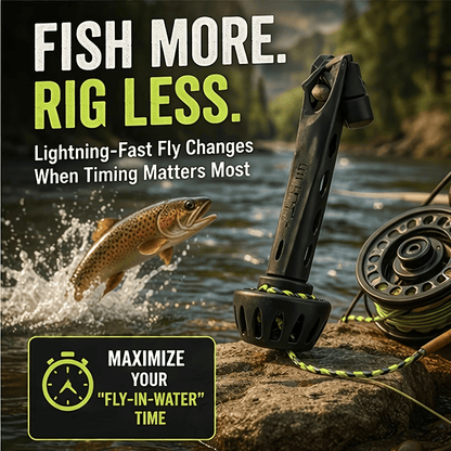 🔥Last Day 49% OFF🎣Fly Roost Magnetic Fly Threader – Instant Hook Threading Tool for Fly Fishing, Perfect for Small Flies & Low Light, Portable with Lanyard Hole