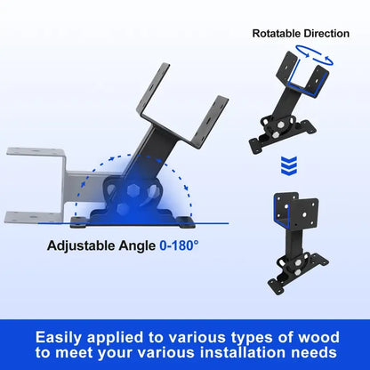 Adjustable Angle Pergola Roof Riser Brackets 🏗️